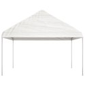 NAMIOT OGRODOWY Z DACHEM BIAŁY 20,07X4,08X3,22M POLIETYLEN