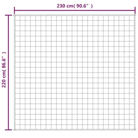 KOC OBCIĄŻENIOWY NIEBIESKI 220X230CM 11KG TKANINA