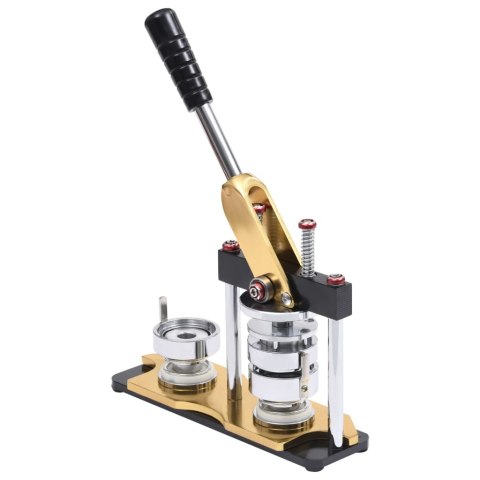 MASZYNKA DO PRZYPINEK + 500 SZT. PRZYPINEK 58MM DIY GADŻETY EVENTY OBROTOWA