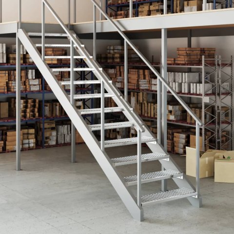 STOPIEŃ Z KRATY 80X24X7CM STAL GALWANIZOWANA