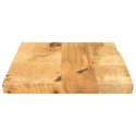 BLAT STOŁU 50X30X2,5CM NATURALNA KRAWĘDŹ SUROWE DREWNO MANGO