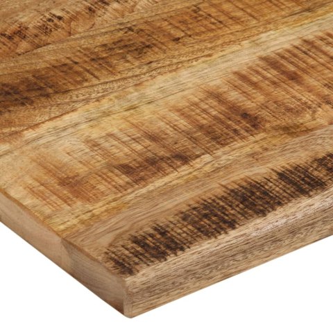 BLAT STOŁU 90X80X2,5CM NATURALNA KRAWĘDŹ SUROWE DREWNO MANGO
