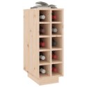 SZAFKA NA WINO CZARNY 23X34X61CM LITE DREWNO SOSNOWE