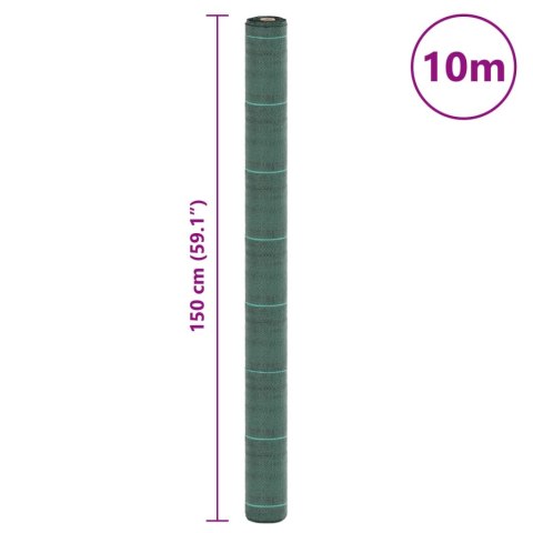 AGROWŁÓKNINA ANTYCHWASTOWA ZIELONA 1,5X10M PP