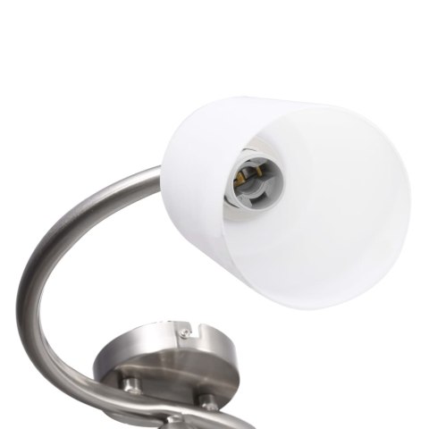 LAMPA SUFITOWA Z CERAMICZNYMI KLOSZAMI NA 3 ŻARÓWKI E14
