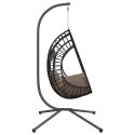 STYLOWY FOTEL WISZĄCY HUŚTAWKA FOTEL OGRODOWY KOKON + PODUSZKI GRATIS