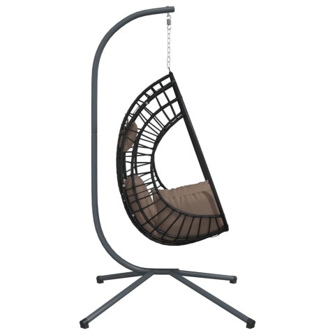 STYLOWY FOTEL WISZĄCY HUŚTAWKA FOTEL OGRODOWY KOKON + PODUSZKI GRATIS