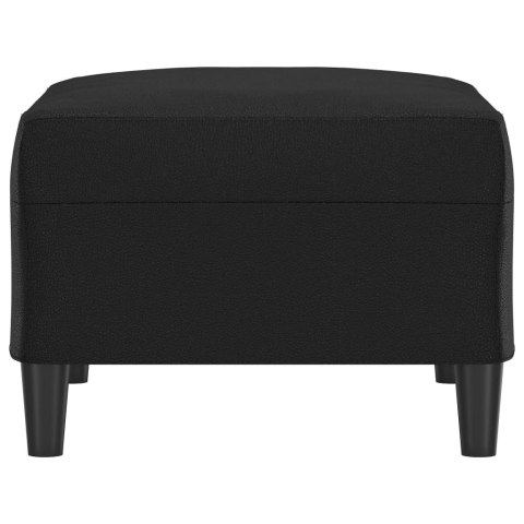 PODNÓŻEK CZARNY 70X55X41CM SZTUCZNA SKÓRA