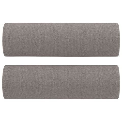2-OSOBOWA SOFA Z PODUSZKAMI TAUPE 140CM TKANINA