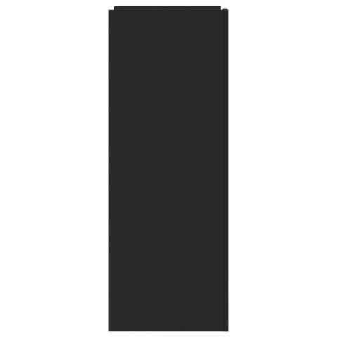 SZAFKA NA BUTY CZARNA 74,5X37,5X100CM