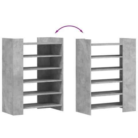 SZAFKA NA BUTY SZAROŚĆ BETONU 74 5X37 5X100CM