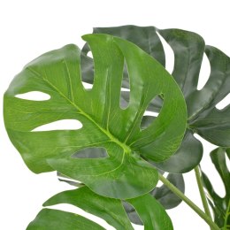 SZTUCZNA MONSTERA Z DONICZKĄ ZIELONA 100CM