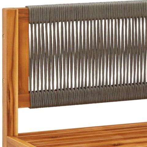 3-CZ. ZESTAW WYPOCZYNKOWY DO OGRODU Z PODUSZKAMI AKACJOWY