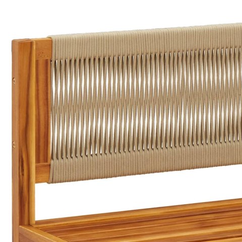 6-CZ. ZESTAW WYPOCZYNKOWY DO OGRODU Z PODUSZKAMI AKACJOWY