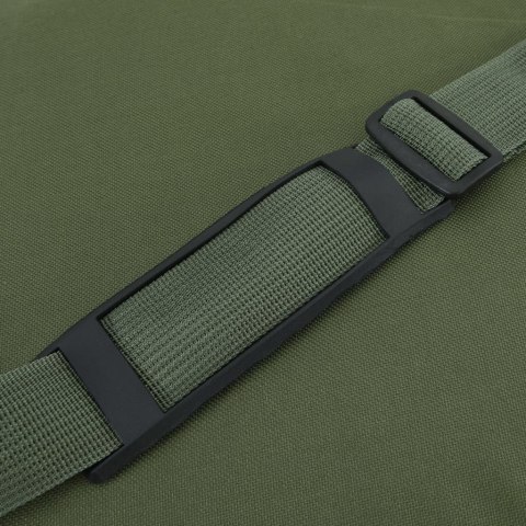 TORBA WĘDKARSKA WODOSZCZELNA CIEMNOZIELONA TKANINA OXFORD