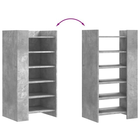 SZAFKA NA BUTY SZAROŚĆ BETONU 52X37 5X100CM