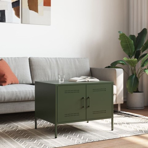 STOLIK KAWOWY OLIWKOWY 68X50X50,5CM STAL WALCOWANA NA ZIMNO