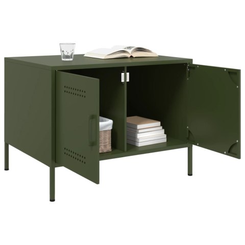 STOLIK KAWOWY OLIWKOWY 68X50X50,5CM STAL WALCOWANA NA ZIMNO