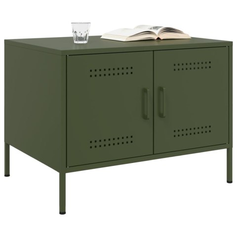 STOLIK KAWOWY OLIWKOWY 68X50X50,5CM STAL WALCOWANA NA ZIMNO