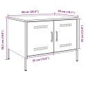 STOLIK KAWOWY OLIWKOWY 68X50X50,5CM STAL WALCOWANA NA ZIMNO