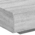 STOLIK KAWOWY Z LED SZARY DĄB SONOMA 85X55X31CM