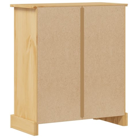 SZAFKA ŁAZIENKOWA CORONA 70X33X80CM LITE DREWNO SOSNOWE