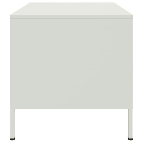STOLIK KAWOWY BIAŁY 68X50X50,5CM STAL WALCOWANA NA ZIMNO