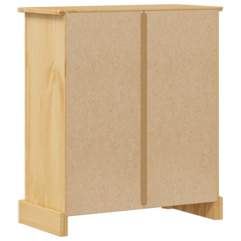 SZAFKA ŁAZIENKOWA CORONA 70X33X80CM LITE DREWNO SOSNOWE