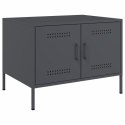 STOLIK KAWOWY ANTRACYT 68X50X50,5CM STAL WALCOWANA NA ZIMNO