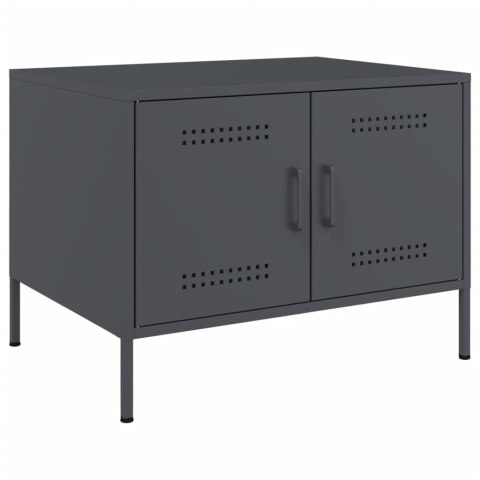 STOLIK KAWOWY ANTRACYT 68X50X50,5CM STAL WALCOWANA NA ZIMNO