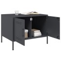 STOLIK KAWOWY ANTRACYT 68X50X50,5CM STAL WALCOWANA NA ZIMNO
