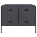 STOLIK KAWOWY ANTRACYT 68X50X50,5CM STAL WALCOWANA NA ZIMNO