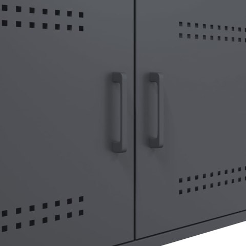 STOLIK KAWOWY ANTRACYT 68X50X50,5CM STAL WALCOWANA NA ZIMNO