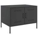 STOLIK KAWOWY CZARNY 68X50X50,5CM STAL WALCOWANA NA ZIMNO