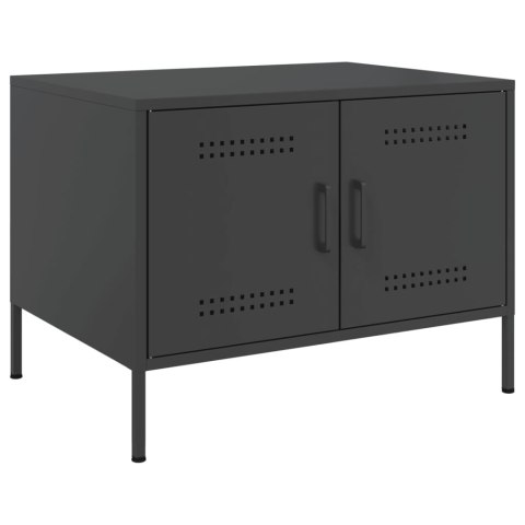STOLIK KAWOWY CZARNY 68X50X50,5CM STAL WALCOWANA NA ZIMNO