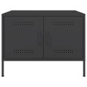 STOLIK KAWOWY CZARNY 68X50X50,5CM STAL WALCOWANA NA ZIMNO