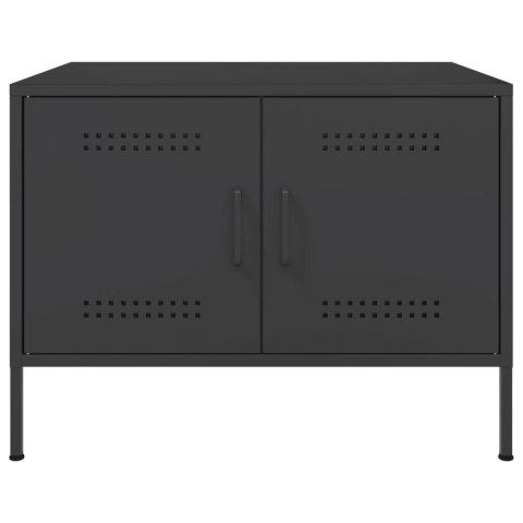 STOLIK KAWOWY CZARNY 68X50X50,5CM STAL WALCOWANA NA ZIMNO