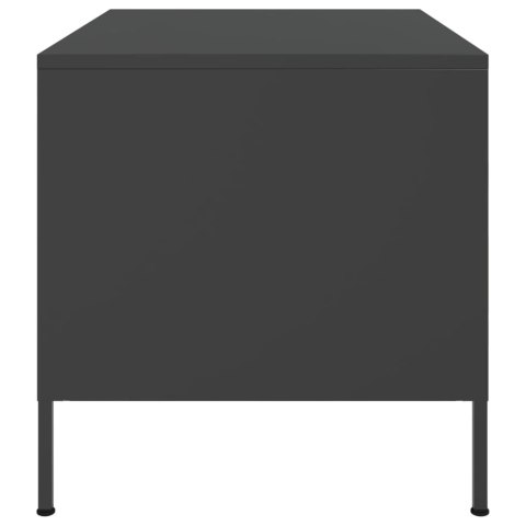 STOLIK KAWOWY CZARNY 68X50X50,5CM STAL WALCOWANA NA ZIMNO