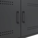 STOLIK KAWOWY CZARNY 68X50X50,5CM STAL WALCOWANA NA ZIMNO