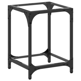 STOLIK KAWOWY Z PRZEZROCZYSTYM SZKLANYM BLATEM 30X30X40CM