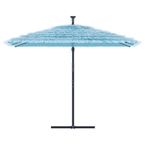 PARASOL OGRODOWY NA STALOWYM SŁUPKU NIEBIESKI 290X290X238CM