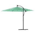 PARASOL OGRODOWY NA STALOWYM SŁUPKU ZIELONY 246X246X230CM