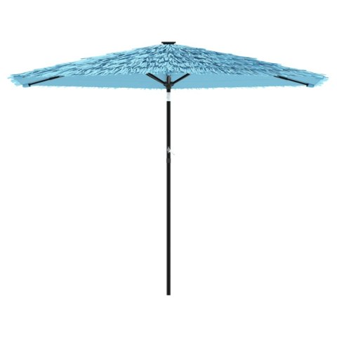PARASOL OGRODOWY NA STALOWYM SŁUPKU NIEBIESKI 288X288X225CM