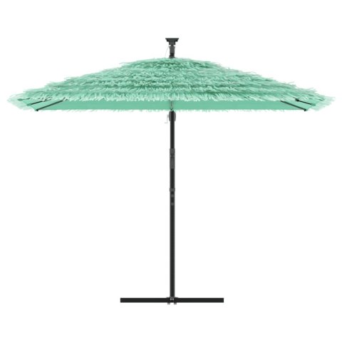PARASOL OGRODOWY NA STALOWYM SŁUPKU ZIELONY 290X290X238CM