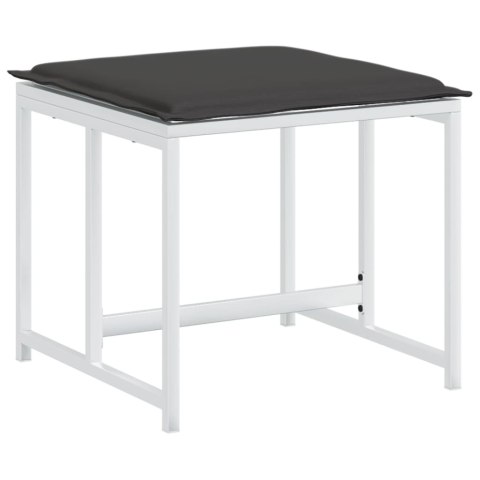 11-CZ. ZESTAW MEBLI OGRODOWYCH Z PODUSZKAMI BIAŁY TEXTILENE