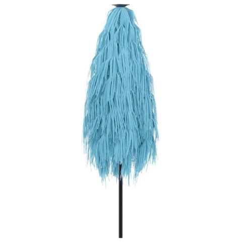 PARASOL OGRODOWY NA STALOWYM SŁUPKU NIEBIESKI 223X223X213CM