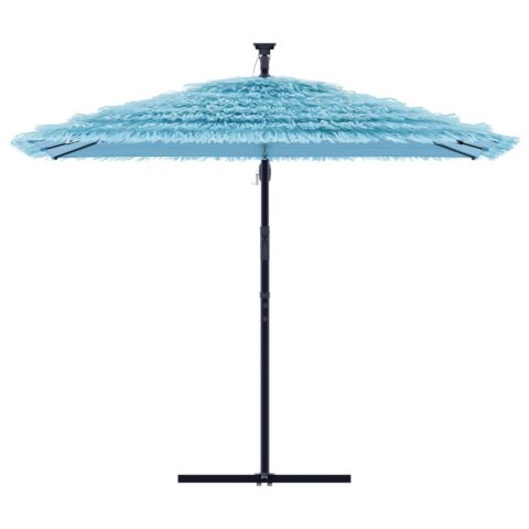 PARASOL OGRODOWY NA STALOWYM SŁUPKU NIEBIESKI 269X269X235CM