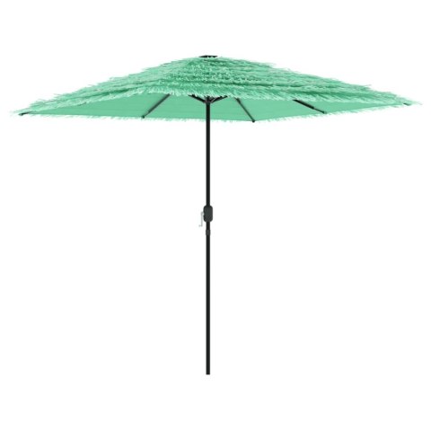 PARASOL OGRODOWY NA STALOWYM SŁUPKU ZIELONY 248X248X248CM