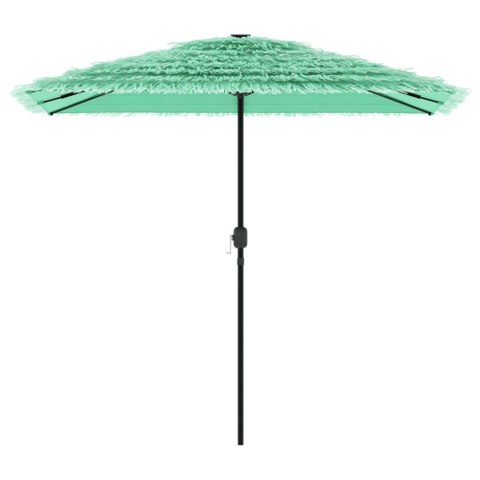 PARASOL OGRODOWY NA STALOWYM SŁUPKU ZIELONY 248X248X248CM