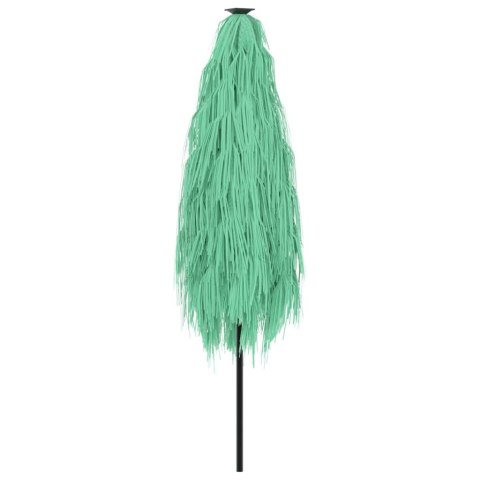 PARASOL OGRODOWY NA STALOWYM SŁUPKU ZIELONY 248X248X248CM